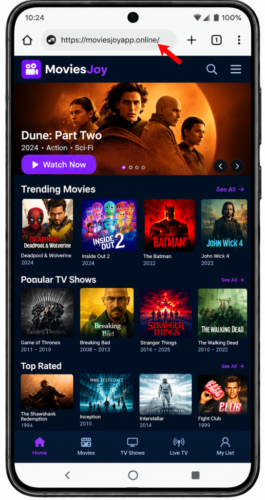 Watch Movies on MoviesJoy